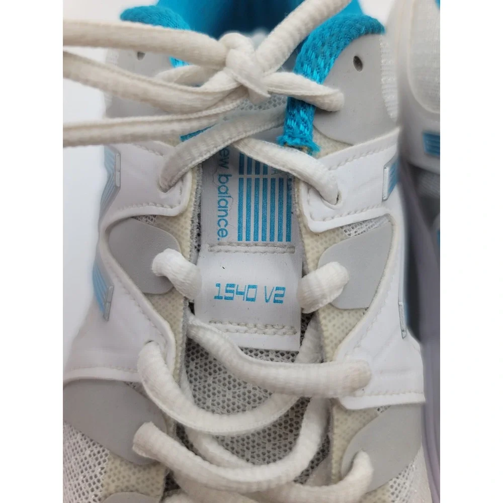 New Balance 1540 V2 Womens Running Shoes White Grey Blue W1540WB2 Stability